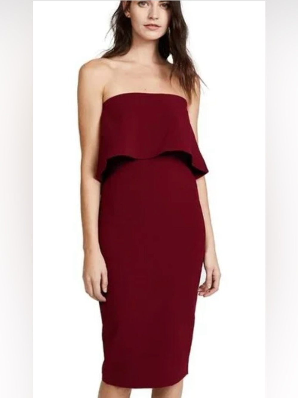 LIKELY Driggs Strapless Midi Dress